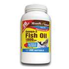 Mason Natural Omega 3 Fish Oil 1000 mg, 200 Softgels, Mason Natural