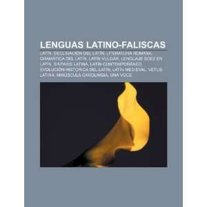 Lenguas latino faliscas Latín, Declinación del latín 