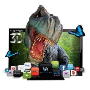 VIZIO 32 in Theater 3D LCD HDTV Internet Apps E3D320VX 1080p TV w 