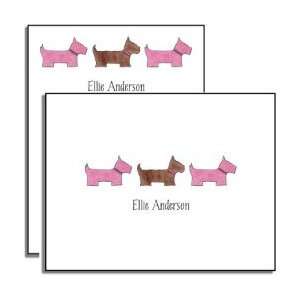    personalized everyday notes   preppy pups in pink Toys & Games