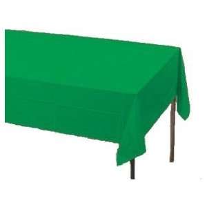 Plastic Banquet Table Cover, Green 