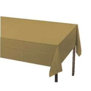  Banquet Table Cover 2/Ply Poly Tissue, Gold