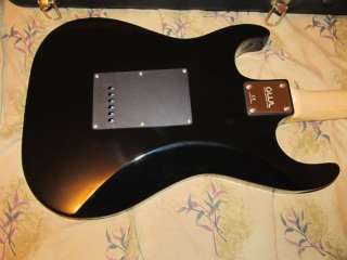 George Washburn Limited Black Electric Guitar w/ Ibanez Plush Lined 