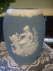 vintage wedgwood blue vase  