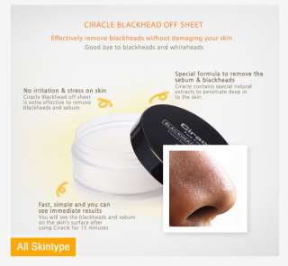 Ciracle Pore cleanser peel off Blackhead mask Sheet x30  
