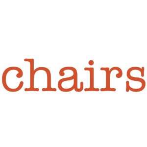  chairs Giant Word Wall Sticker
