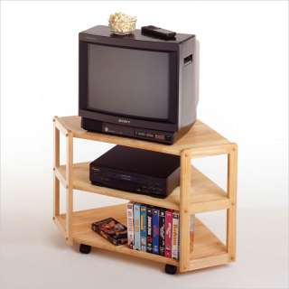 Winsome Basics Solid Wood Corner TV Stand 021713834232  