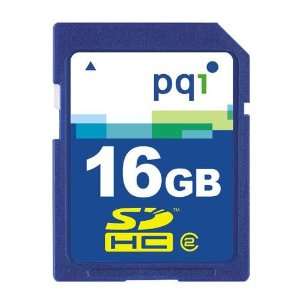 PQI 16GB SDHC Class 2 Flash Memory Card   Retail Pack 