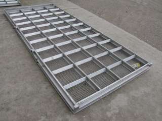 steel wire mesh ball tray support 3 4 openings screen and spring clips 