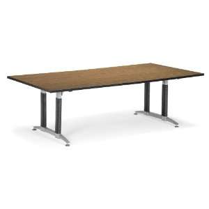  Mesh Base Conference Table (48 x 96)   Oak Office 