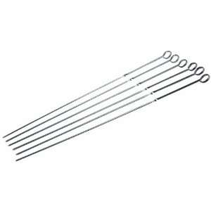   63371 6 Piece 18 Inch Chrome Plated Skewers Patio, Lawn & Garden
