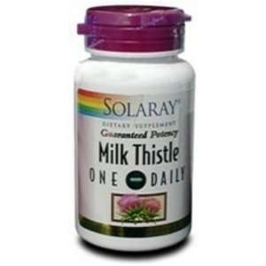  Solaray One Daily Milk Thistle, 30 Caps, 0.15 Bottle 