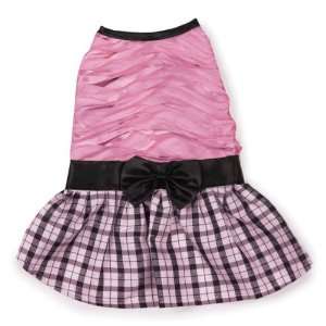   Lady Ruffle Taffeta Dog Dress, Small, 12 Inch, Pink