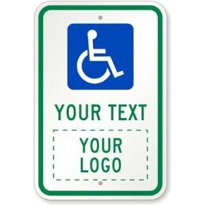  [Your text], [Your Logo], (with ADA Handicap Symbol 