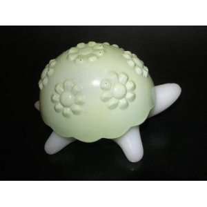  Vintage AVON Milk Glass Turtle Candle with Removable Shell 