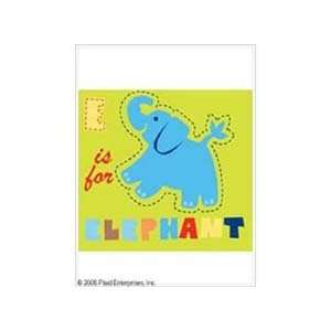  Uptown Baby Color Transfer Iron Ons E Is For Elephant And 