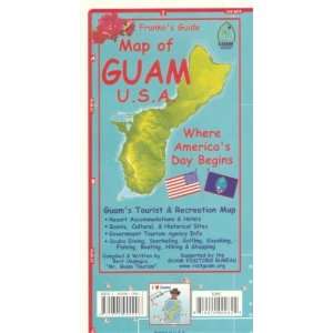  Frankos Guide Map of Guam USA [Map] Frank Nielsen Books