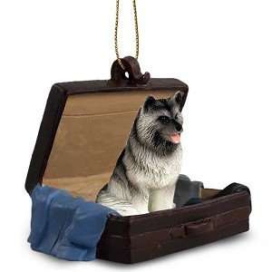  Keeshond Traveling Companion Dog Ornament