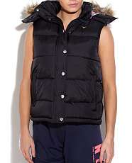 Black (Black) Le Breve Padded Gilet  228617001  New Look