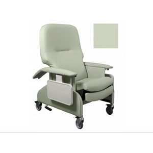  Deluxe Clinical Care Recliner with Drop Arms, EA, Bay Leaf 