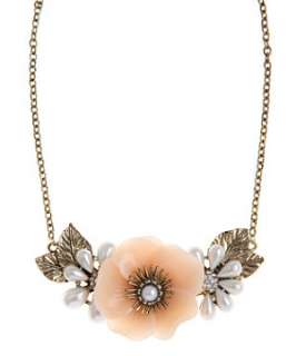 Pink (Pink) Flower Pendant Necklace  243151170  New Look