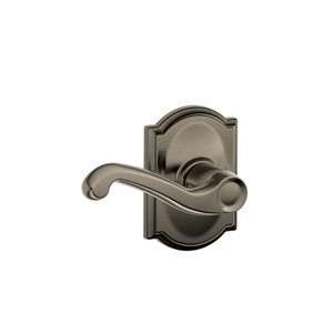  Pewter Passage Flair Style Lever with Camelot Rose