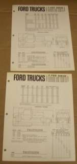 Ford 1964 F600 / F700 Truck Sales Brochure Lot  