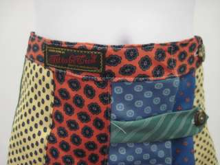 NWT FIT TO BE TIED Multicolored Tie Wrap Skirt Sz 2 $88  