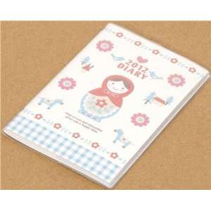  cute Matryoshka diary notepad calendar 2012 Toys & Games