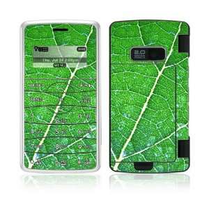  LG enV2 VX9100 Skin Decal Sticker Cover   Green Leaf 