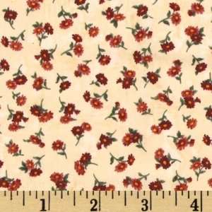  44 Wide Timeless Treasures Sunflower Daisy Cream Fabric 