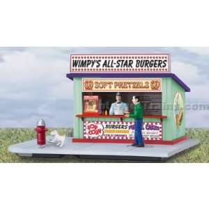  Lionel O Gauge Wimpys All Star Burger Stand Toys & Games