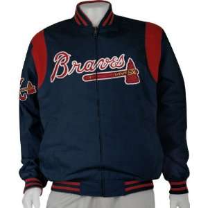   Atlanta Braves Reversible Logo Team Varsity Jacket
