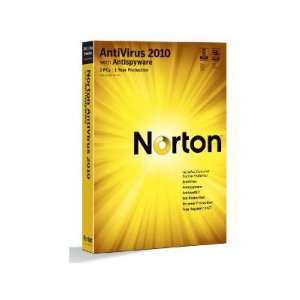 Symantec Norton AntiVirus 2010, 3 PCs Electronics