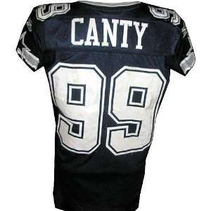  Chris Canty #99 2008 Cowboys Game Used Navy Jersey 