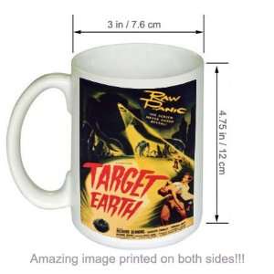  Target Earth Vintage Horror Movie COFFEE MUG Kitchen 
