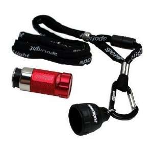 Spotlight Deluxe Kit Rechargeable LED Vehicle Light with Lanyard (Red 