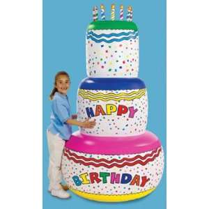   Happy Birthday Banner Inflatable   Giant 6 Foot Tall 