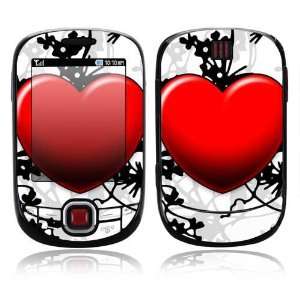 Samsung Smiley Decal Skin   Floral Heart