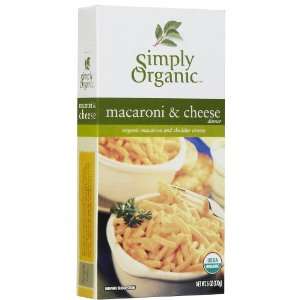 Simply Organic Macaroni & Cheddar Cheese, 6 oz Boxes, 12 pk  