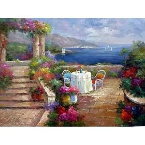  Fine Oil Painting, Mediterranean MED78 8x10