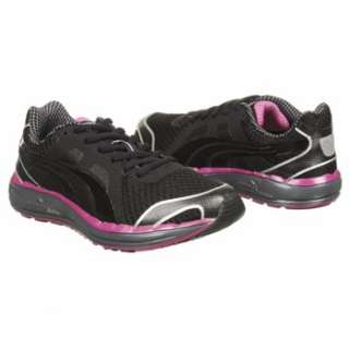 Athletics Puma Womens Faas 550 Black/Silver/Fuchsia Shoes 