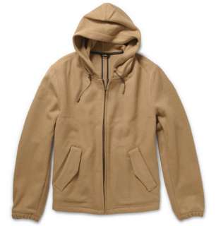   Coats and jackets  Lightweight jackets  Wool Blend Hooded Jacket