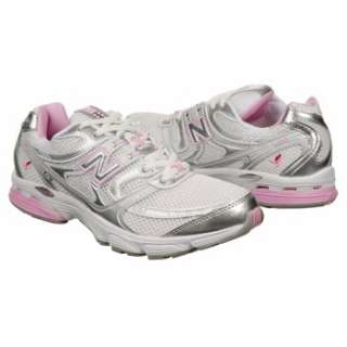 Athletics New Balance Womens WW 615 Med/Wide White/Pink Shoes 