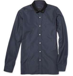   Casual shirts  Long sleeved shirts  Grosgrain and Cotton Shirt