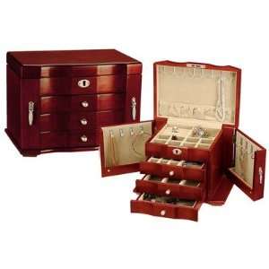  Cherry Burlwood Jewelry Box