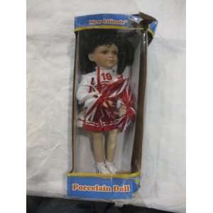    Porcelain Doll by New Attitude Cheerleader Doll Toys & Games