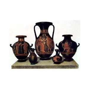 Five Greek Vases    Print 