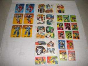 VINTAGE TRANSFORMERS OLD SCHOOL STICKERS LOT RARES  