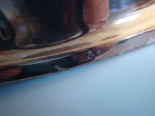 S1074 WMF Art Deco Prunk Bowle Metall m. Glaseinsatz  